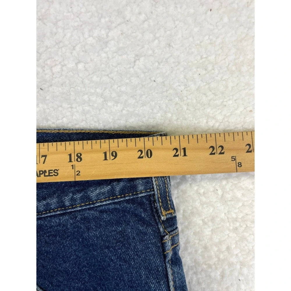 Lanesboro Relaxed Straight Jeans Mens 40x30 Medium Blue Denim Work Casual NWT